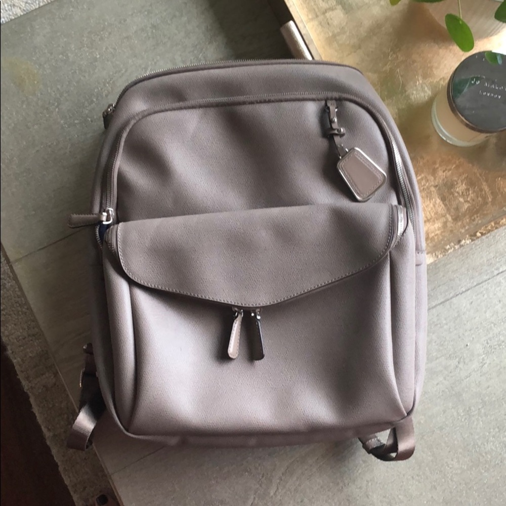 Tumi Leather Harlow Backpack